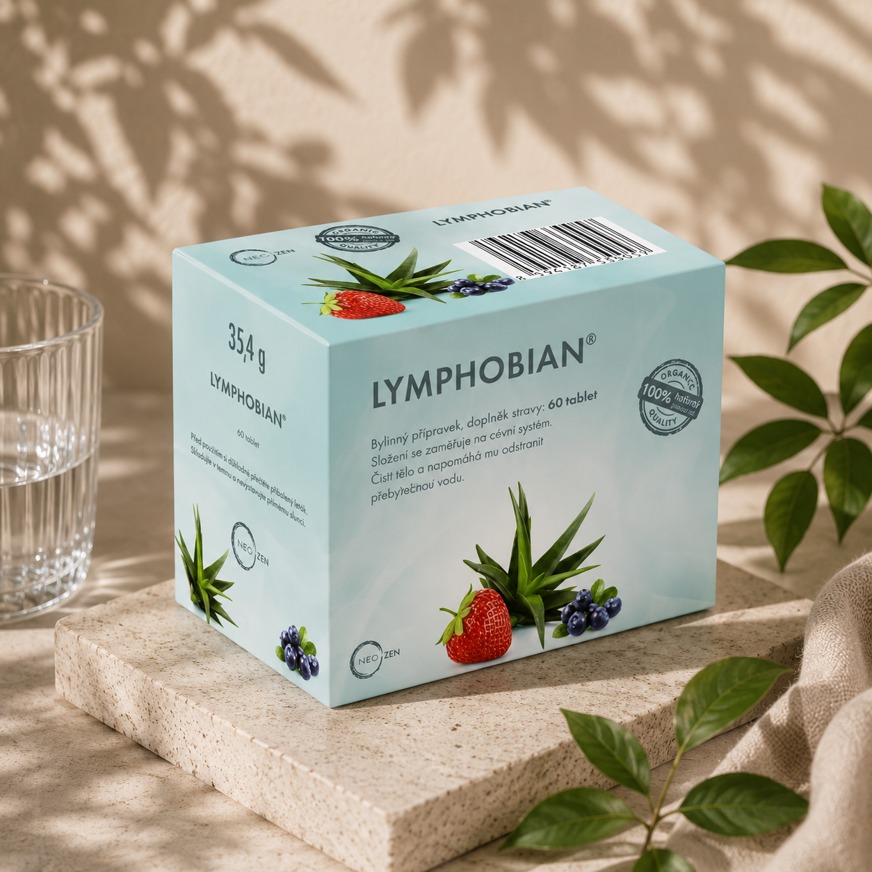 LYMPHOBIAN® pro lymfatický systém a odvodnění. 60 tablet