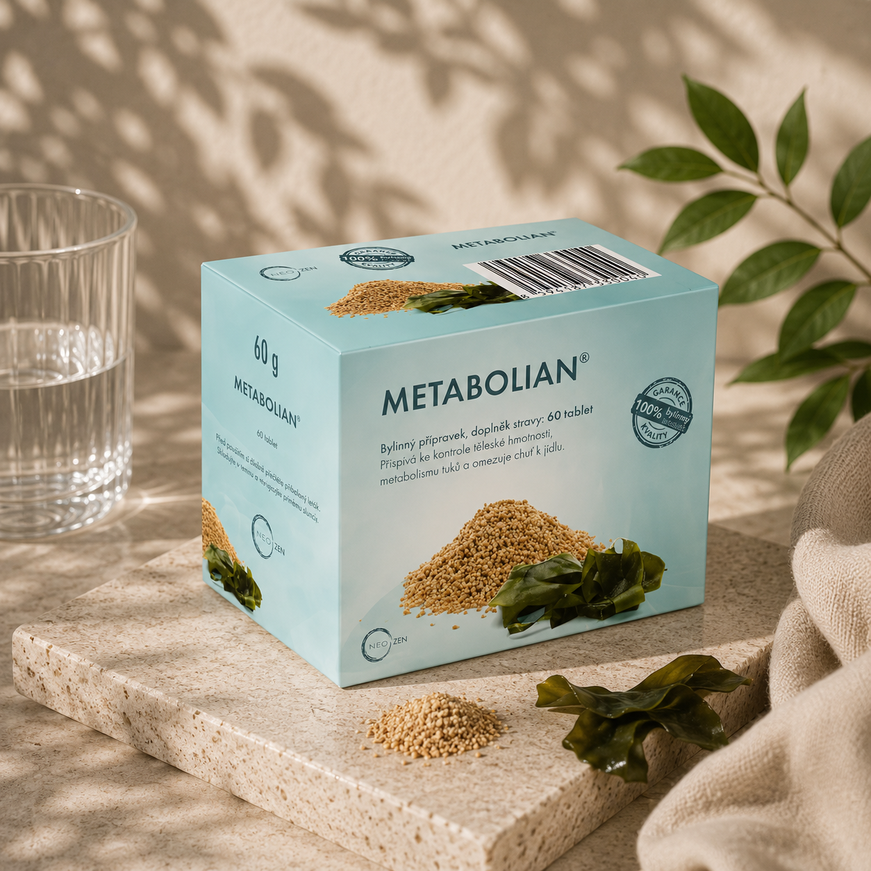 Metabolian doplněk stravy pro metabolismus a spalování tuků 60 tablet