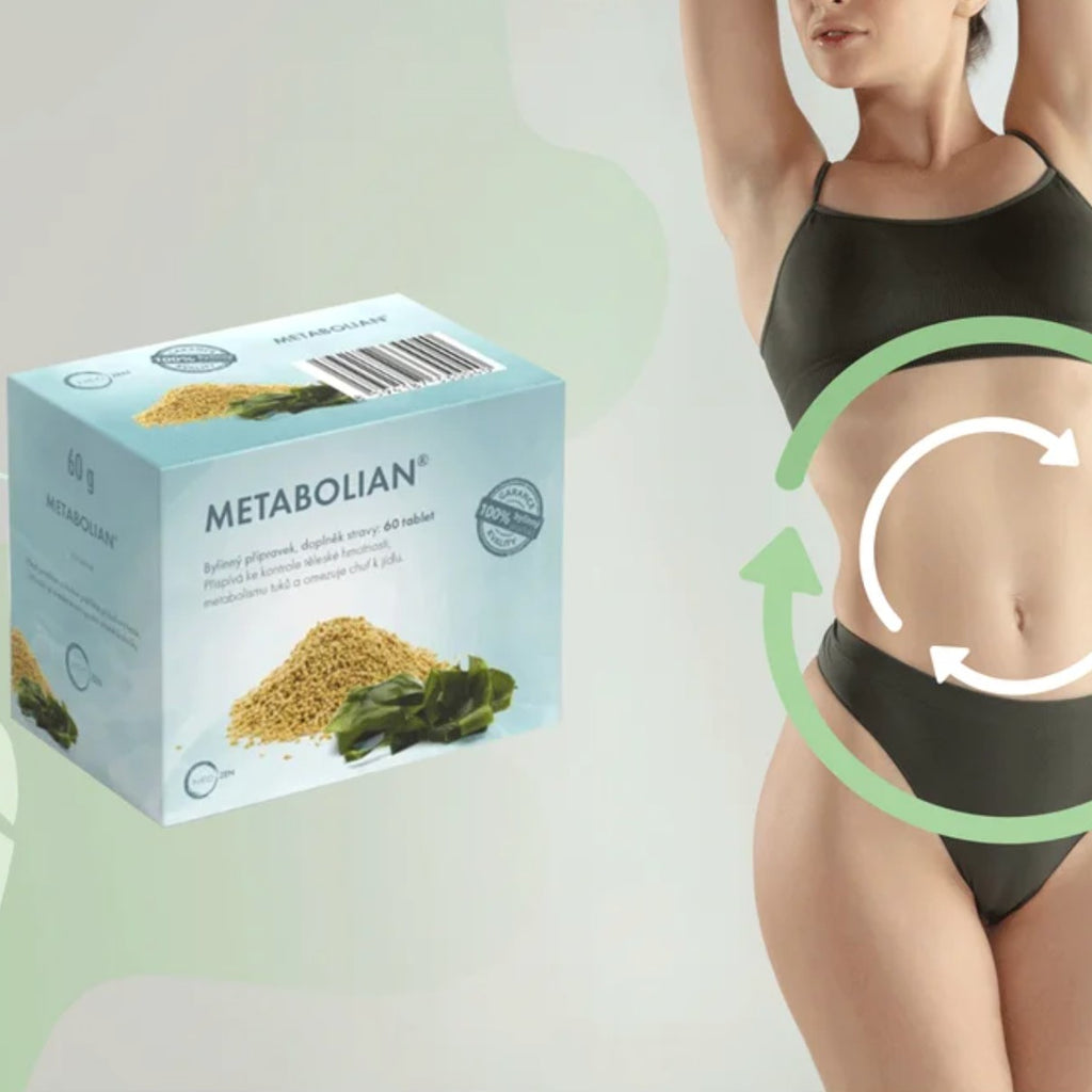 METABOLIAN® se zelenou kávou pro zrychlení metabolismu a spalování tuků. 60 tablet