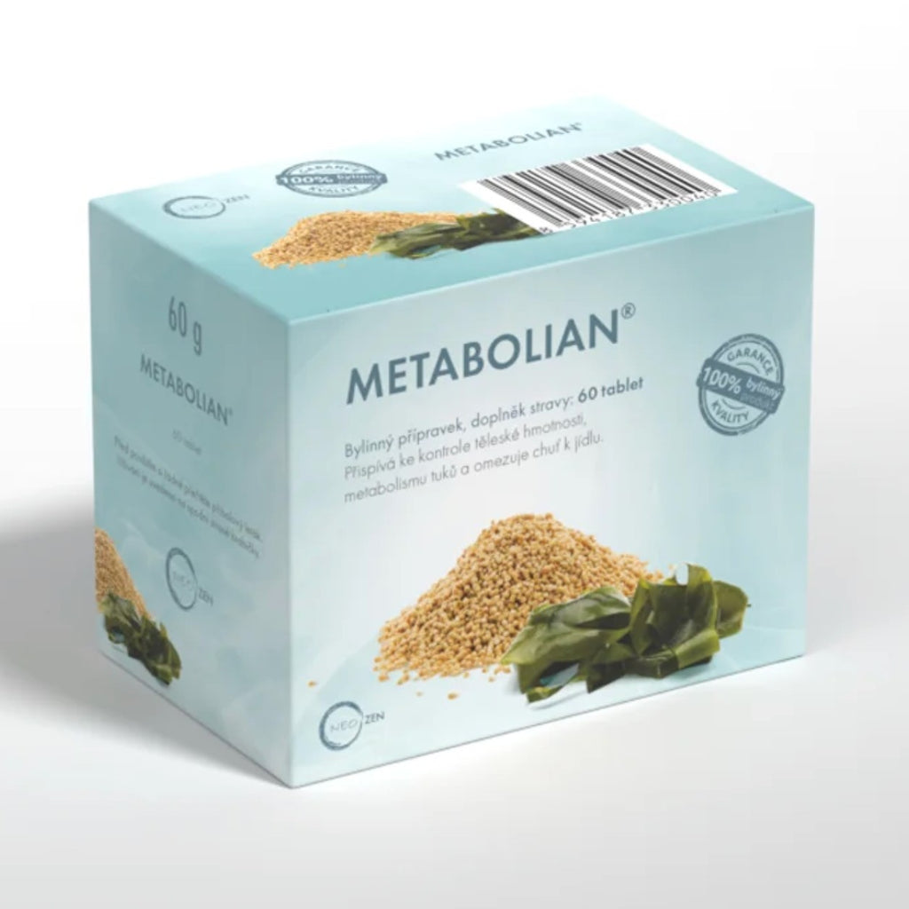 METABOLIAN® se zelenou kávou pro zrychlení metabolismu a spalování tuků. 60 tablet