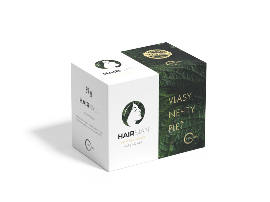 HAIRBIAN® přírodní doplněk stravy. 60 tablet.
